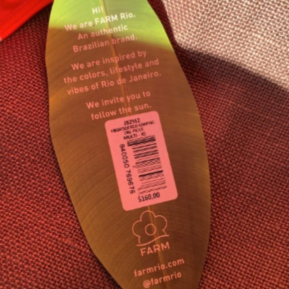 Farm Rio one piece Swimsuit size XS - Picture 9 of 10
